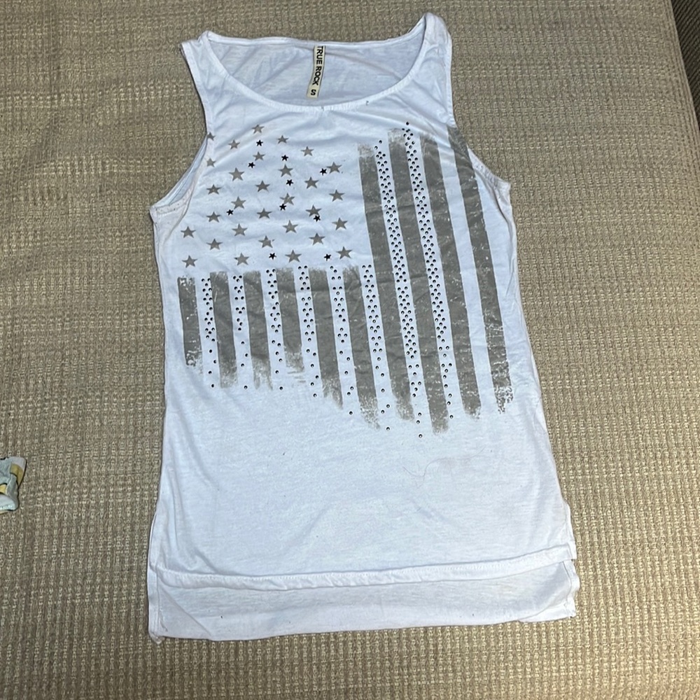 White tank top